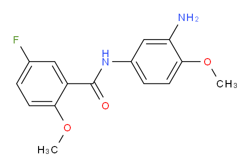 N-(3-amino-4-methoxyphenyl)-5-fluoro-2-methoxybenzamide
