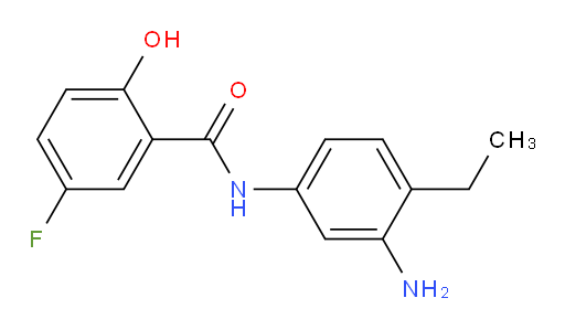 N-(3-amino-4-ethylphenyl)-5-fluoro-2-hydroxybenzamide