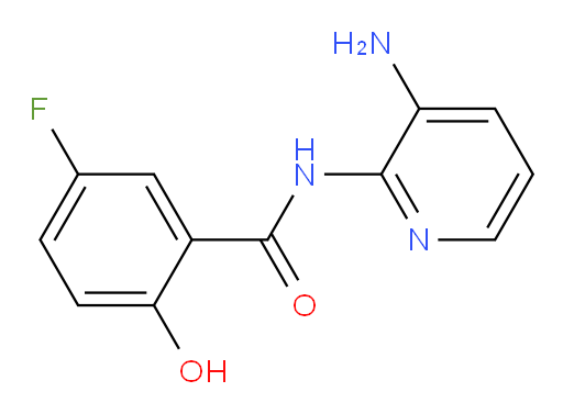 N-(3-aminopyridin-2-yl)-5-fluoro-2-hydroxybenzamide