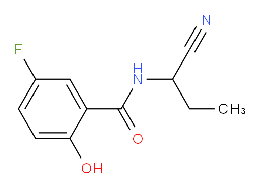 N-(1-cyanopropyl)-5-fluoro-2-hydroxybenzamide