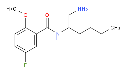 N-(1-aminohexan-2-yl)-5-fluoro-2-methoxybenzamide