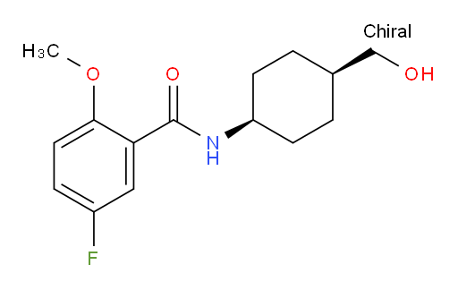 5-fluoro-N-((1s,4s)-4-(hydroxymethyl)cyclohexyl)-2-methoxybenzamide