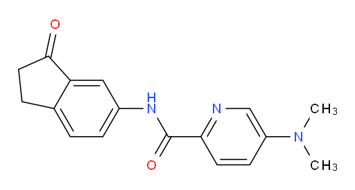 5-(dimethylamino)-N-(3-oxo-2,3-dihydro-1H-inden-5-yl)picolinamide