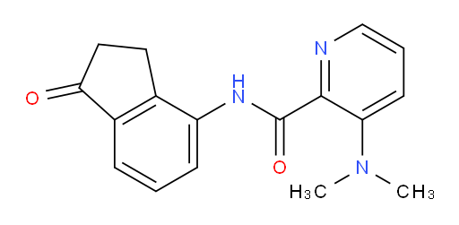 3-(dimethylamino)-N-(1-oxo-2,3-dihydro-1H-inden-4-yl)picolinamide