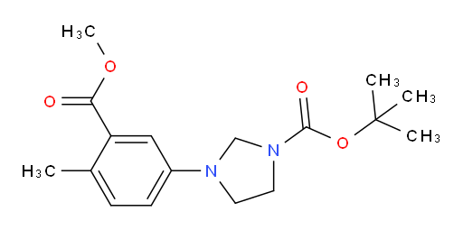 tert-butyl 3-(3-(methoxycarbonyl)-4-methylphenyl)imidazolidine-1-carboxylate