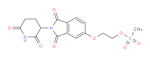 2-((2-(2,6-dioxopiperidin-3-yl)-1,3-dioxoisoindolin-5-yl)oxy)ethyl methanesulfonate