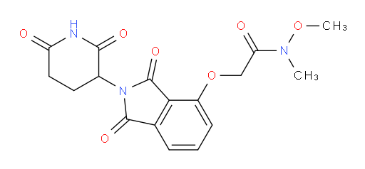 2-((2-(2,6-dioxopiperidin-3-yl)-1,3-dioxoisoindolin-4-yl)oxy)-N-methoxy-N-methylacetamide