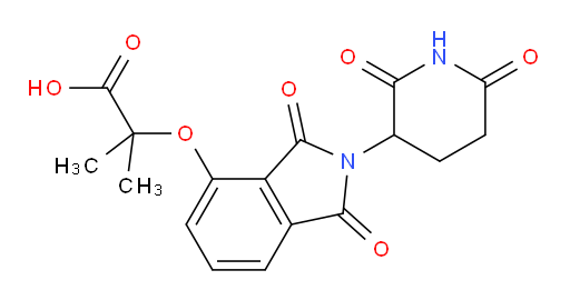 2-((2-(2,6-dioxopiperidin-3-yl)-1,3-dioxoisoindolin-4-yl)oxy)-2-methylpropanoic acid