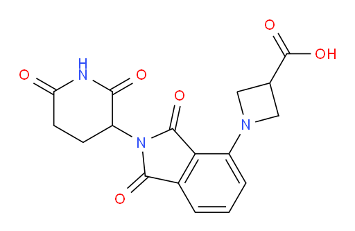 1-(2-(2,6-dioxopiperidin-3-yl)-1,3-dioxoisoindolin-4-yl)azetidine-3-carboxylic acid