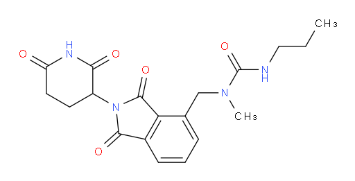 1-((2-(2,6-dioxopiperidin-3-yl)-1,3-dioxoisoindolin-4-yl)methyl)-1-methyl-3-propylurea