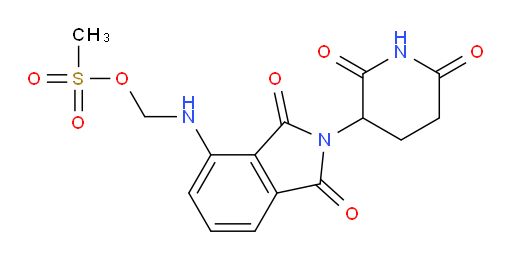 ((2-(2,6-dioxopiperidin-3-yl)-1,3-dioxoisoindolin-4-yl)amino)methyl methanesulfonate