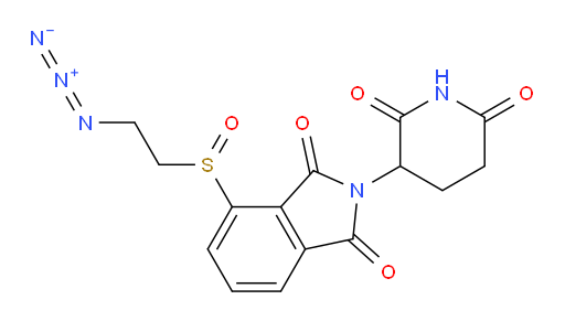 4-((2-azidoethyl)sulfinyl)-2-(2,6-dioxopiperidin-3-yl)isoindoline-1,3-dione