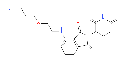 4-((2-(3-aminopropoxy)ethyl)amino)-2-(2,6-dioxopiperidin-3-yl)isoindoline-1,3-dione
