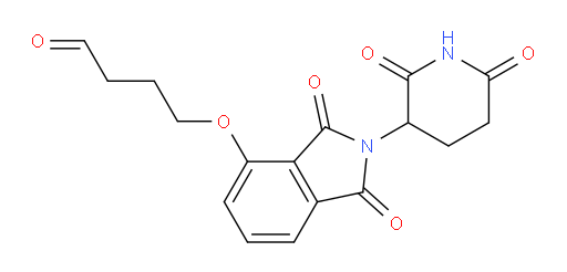 4-((2-(2,6-dioxopiperidin-3-yl)-1,3-dioxoisoindolin-4-yl)oxy)butanal