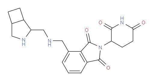 4-(((3-azabicyclo[3.2.0]heptan-2-ylmethyl)amino)methyl)-2-(2,6-dioxopiperidin-3-yl)isoindoline-1,3-dione