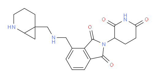 4-(((2-azabicyclo[4.1.0]heptan-6-ylmethyl)amino)methyl)-2-(2,6-dioxopiperidin-3-yl)isoindoline-1,3-dione