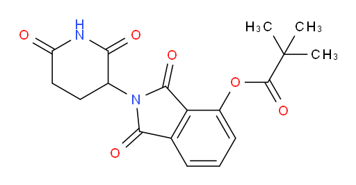 2-(2,6-dioxopiperidin-3-yl)-1,3-dioxoisoindolin-4-yl pivalate