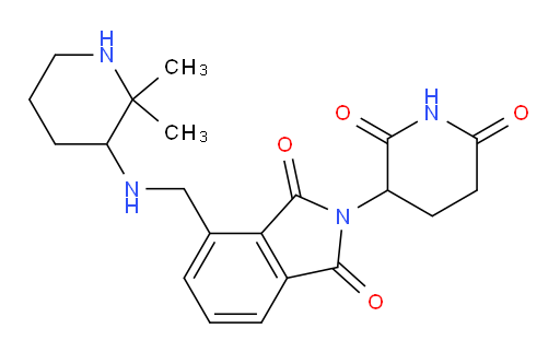 4-(((2,2-dimethylpiperidin-3-yl)amino)methyl)-2-(2,6-dioxopiperidin-3-yl)isoindoline-1,3-dione