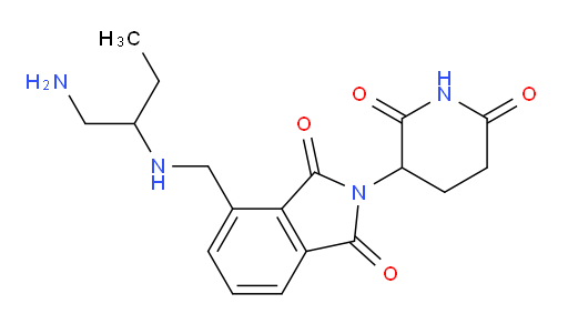 4-(((1-aminobutan-2-yl)amino)methyl)-2-(2,6-dioxopiperidin-3-yl)isoindoline-1,3-dione