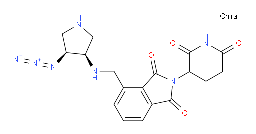 4-((((3R,4S)-4-azidopyrrolidin-3-yl)amino)methyl)-2-(2,6-dioxopiperidin-3-yl)isoindoline-1,3-dione