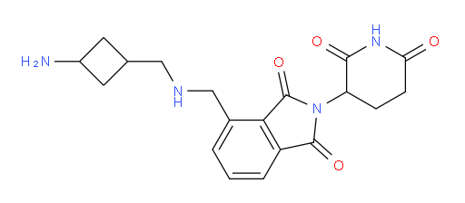 4-((((3-aminocyclobutyl)methyl)amino)methyl)-2-(2,6-dioxopiperidin-3-yl)isoindoline-1,3-dione