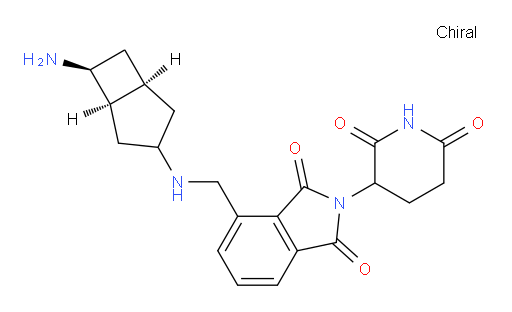 4-((((1S,5R,6S)-6-aminobicyclo[3.2.0]heptan-3-yl)amino)methyl)-2-(2,6-dioxopiperidin-3-yl)isoindoline-1,3-dione