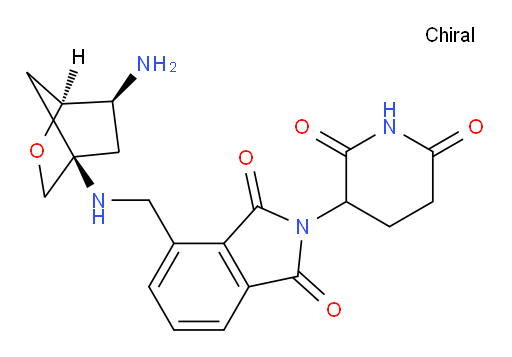4-((((1S,4R,6S)-6-amino-2-oxabicyclo[2.2.1]heptan-4-yl)amino)methyl)-2-(2,6-dioxopiperidin-3-yl)isoindoline-1,3-dione
