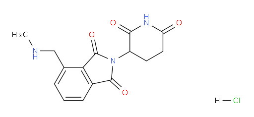2-(2,6-dioxopiperidin-3-yl)-4-((methylamino)methyl)isoindoline-1,3-dione hydrochloride