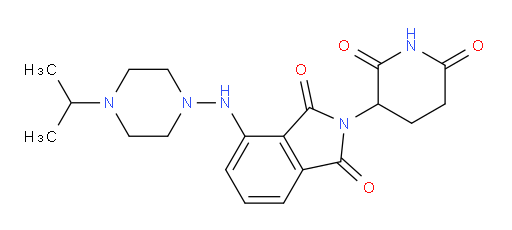2-(2,6-dioxopiperidin-3-yl)-4-((4-isopropylpiperazin-1-yl)amino)isoindoline-1,3-dione