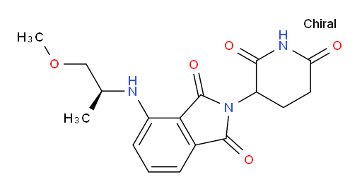 2-(2,6-dioxopiperidin-3-yl)-4-(((S)-1-methoxypropan-2-yl)amino)isoindoline-1,3-dione