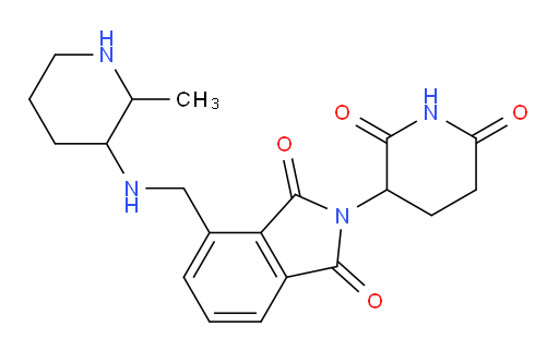 2-(2,6-dioxopiperidin-3-yl)-4-(((2-methylpiperidin-3-yl)amino)methyl)isoindoline-1,3-dione