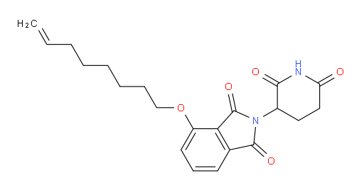 2-(2,6-dioxopiperidin-3-yl)-4-(oct-7-en-1-yloxy)isoindoline-1,3-dione