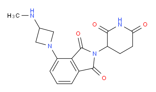 2-(2,6-dioxopiperidin-3-yl)-4-(3-(methylamino)azetidin-1-yl)isoindoline-1,3-dione