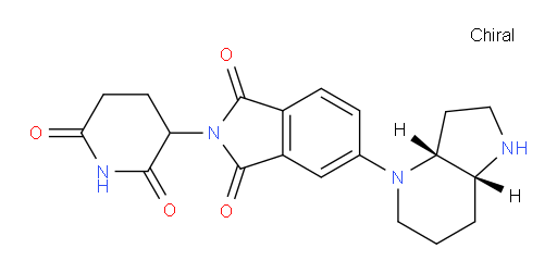 2-(2,6-dioxopiperidin-3-yl)-5-((3aR,7aR)-hexahydro-1H-pyrrolo[3,2-b]pyridin-4(2H)-yl)isoindoline-1,3-dione
