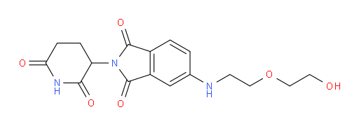 2-(2,6-dioxopiperidin-3-yl)-5-((2-(2-hydroxyethoxy)ethyl)amino)isoindoline-1,3-dione