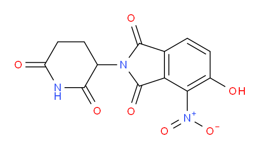 2-(2,6-dioxopiperidin-3-yl)-5-hydroxy-4-nitroisoindoline-1,3-dione
