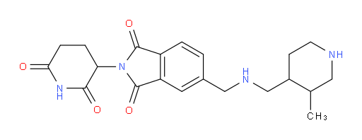 2-(2,6-dioxopiperidin-3-yl)-5-((((3-methylpiperidin-4-yl)methyl)amino)methyl)isoindoline-1,3-dione