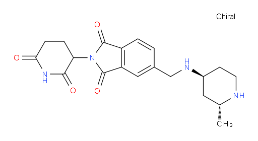 2-(2,6-dioxopiperidin-3-yl)-5-((((2R,4S)-2-methylpiperidin-4-yl)amino)methyl)isoindoline-1,3-dione