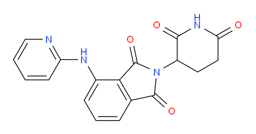 2-(2,6-dioxopiperidin-3-yl)-4-(pyridin-2-ylamino)isoindoline-1,3-dione