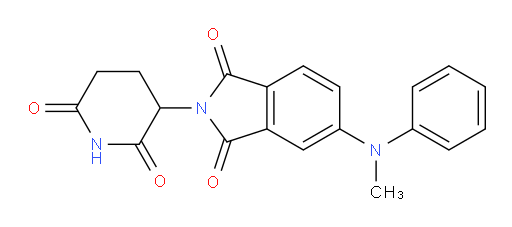 2-(2,6-dioxopiperidin-3-yl)-5-(methyl(phenyl)amino)isoindoline-1,3-dione
