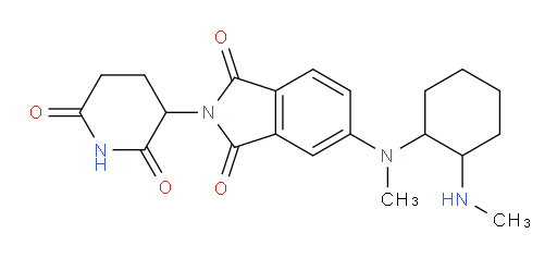 2-(2,6-dioxopiperidin-3-yl)-5-(methyl(2-(methylamino)cyclohexyl)amino)isoindoline-1,3-dione