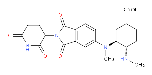 2-(2,6-dioxopiperidin-3-yl)-5-(methyl((1S,2S)-2-(methylamino)cyclohexyl)amino)isoindoline-1,3-dione