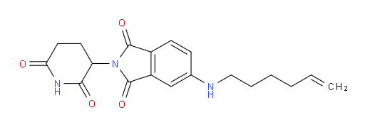 2-(2,6-dioxopiperidin-3-yl)-5-(hex-5-en-1-ylamino)isoindoline-1,3-dione