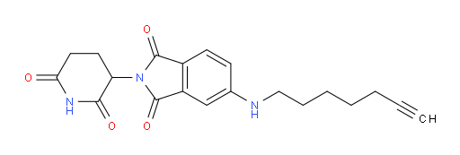 2-(2,6-dioxopiperidin-3-yl)-5-(hept-6-yn-1-ylamino)isoindoline-1,3-dione