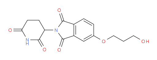 2-(2,6-dioxopiperidin-3-yl)-5-(3-hydroxypropoxy)isoindoline-1,3-dione