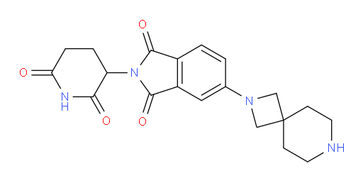 2-(2,6-dioxopiperidin-3-yl)-5-(2,7-diazaspiro[3.5]nonan-2-yl)isoindoline-1,3-dione