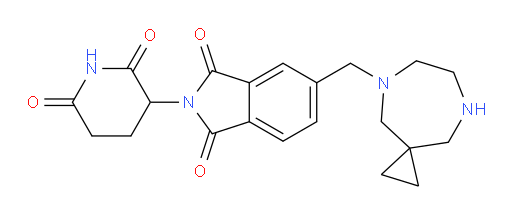 5-(5,8-diazaspiro[2.6]nonan-5-ylmethyl)-2-(2,6-dioxopiperidin-3-yl)isoindoline-1,3-dione