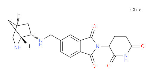 5-(((1R,4S,6S)-2-azabicyclo[2.2.1]heptan-6-ylamino)methyl)-2-(2,6-dioxopiperidin-3-yl)isoindoline-1,3-dione