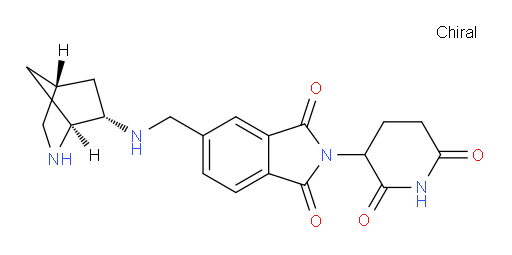 5-(((1S,4R,6S)-2-azabicyclo[2.2.1]heptan-6-ylamino)methyl)-2-(2,6-dioxopiperidin-3-yl)isoindoline-1,3-dione