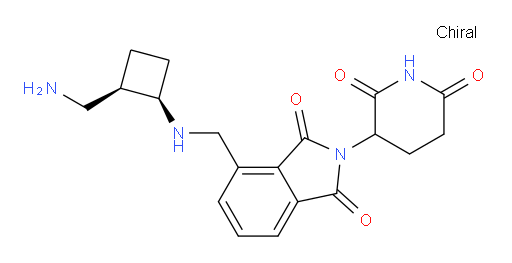 4-((((1R,2R)-2-(aminomethyl)cyclobutyl)amino)methyl)-2-(2,6-dioxopiperidin-3-yl)isoindoline-1,3-dione